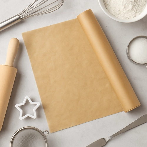 Papier do pieczenia ciasta mięsa brązowy 40m dwustronnie silikonowany celuloza